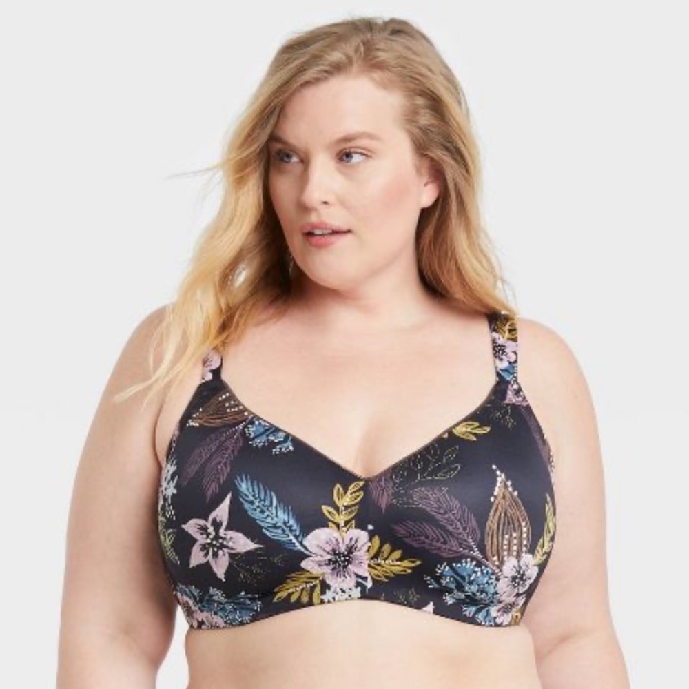 NWT 48DD Bra Wire-free Full Coverage by Auden